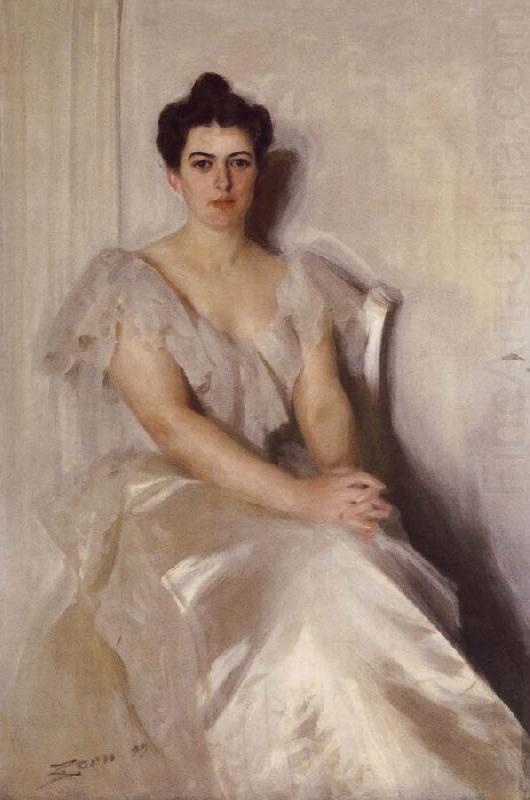 Anders Zorn Mrs Frances Cleveland china oil painting image